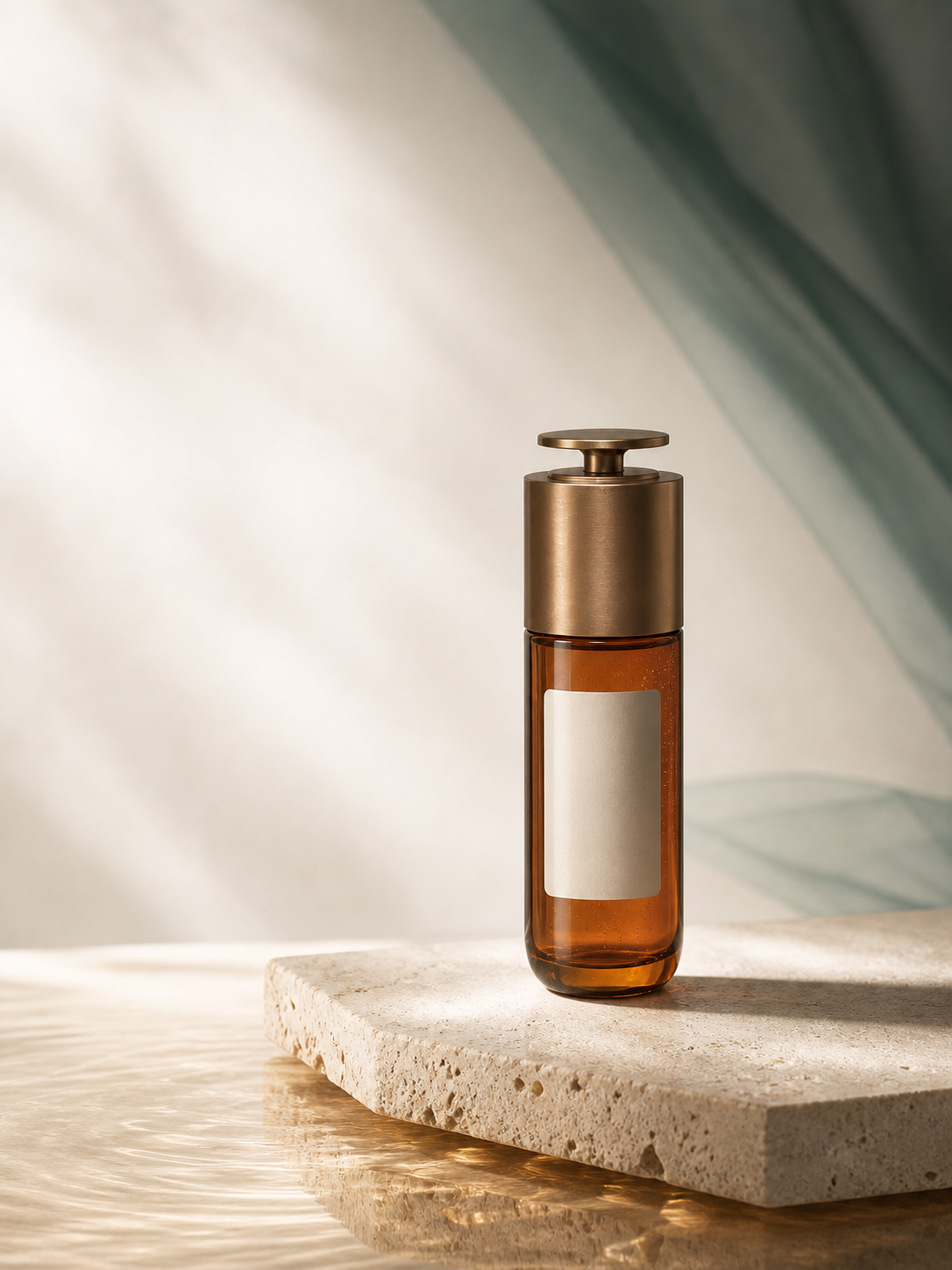 AURELLE Dew Serum in warm light